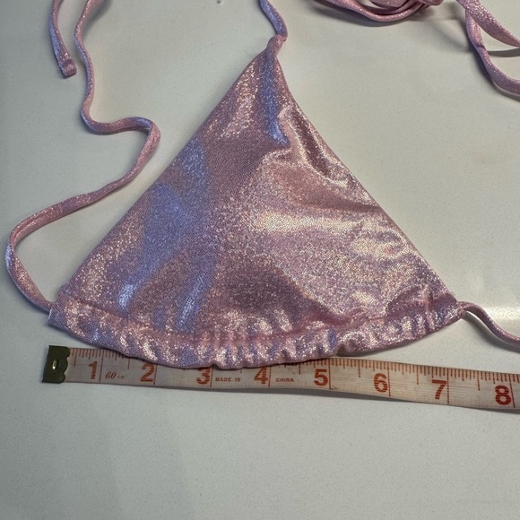 Pink Thong Bikini Two Piece Swimsuit Size Small New - Picture 10 of 10